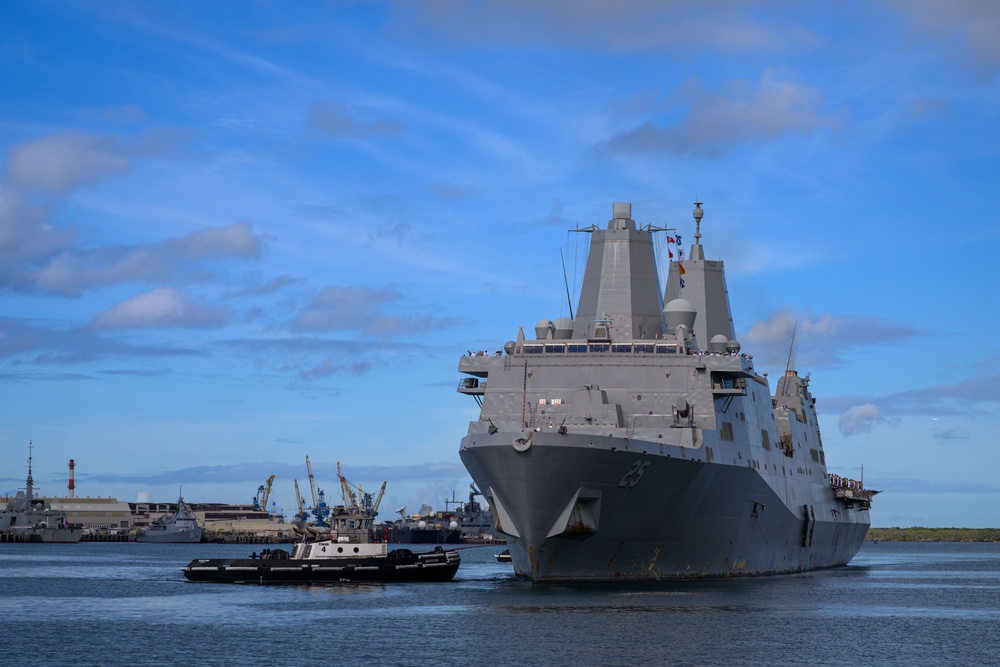 USS Somerset Arrives at Pearl Harbor for RIMPAC 2024