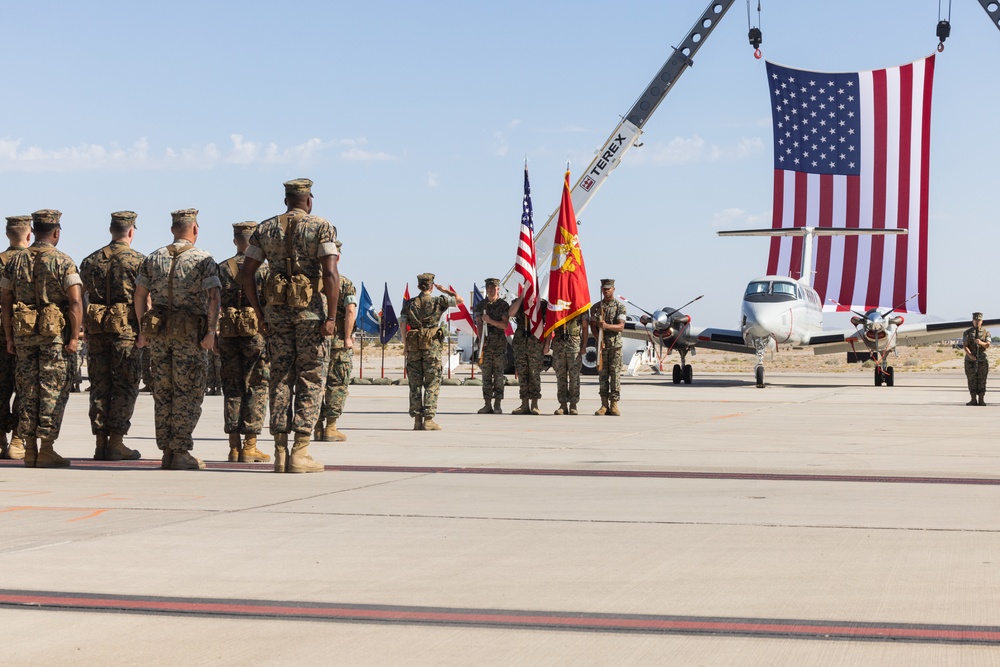 Headquarters and Headquarters Squadron hosts change of command ceremony