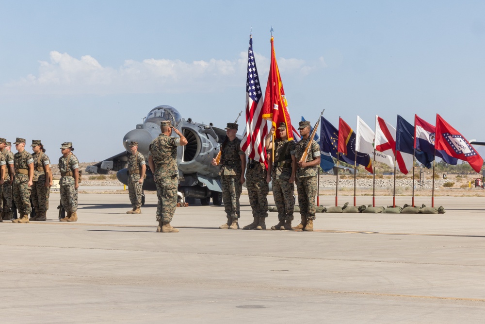 Headquarters and Headquarters Squadron hosts change of command ceremony