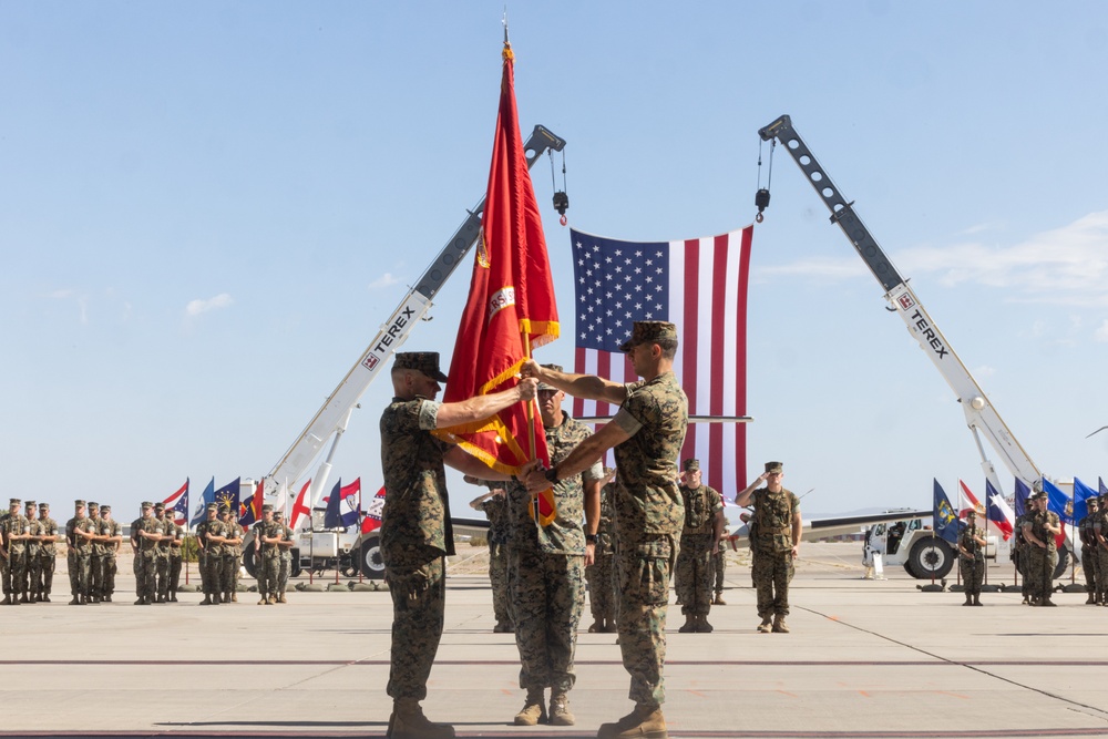 Headquarters and Headquarters Squadron hosts change of command ceremony