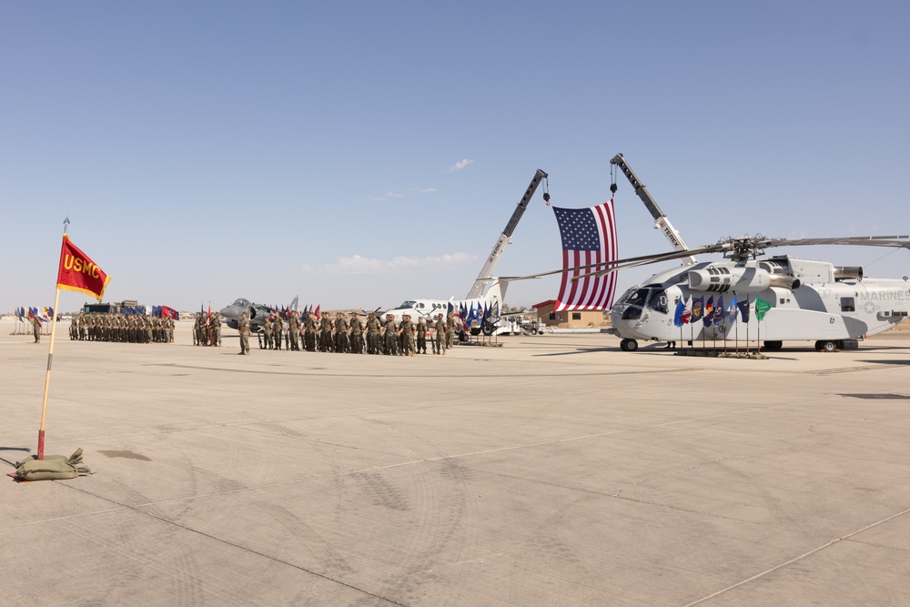 Headquarters and Headquarters Squadron hosts change of command ceremony