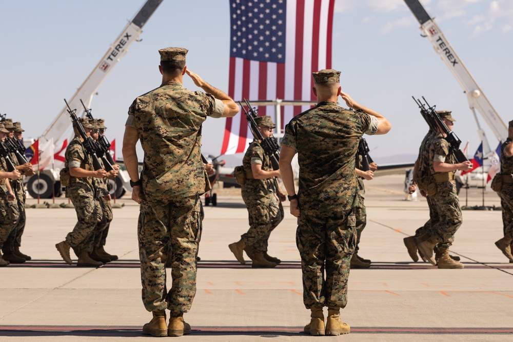 Headquarters and Headquarters Squadron hosts change of command ceremony