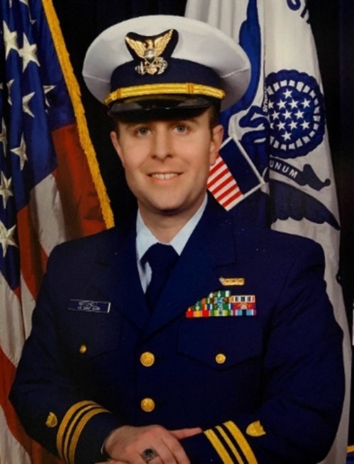 LCDR Mitchell official portrait