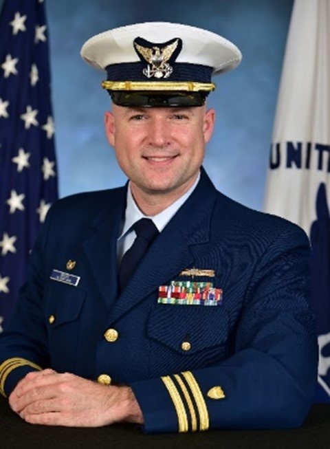 Cmdr. Patrick Brown official portrait