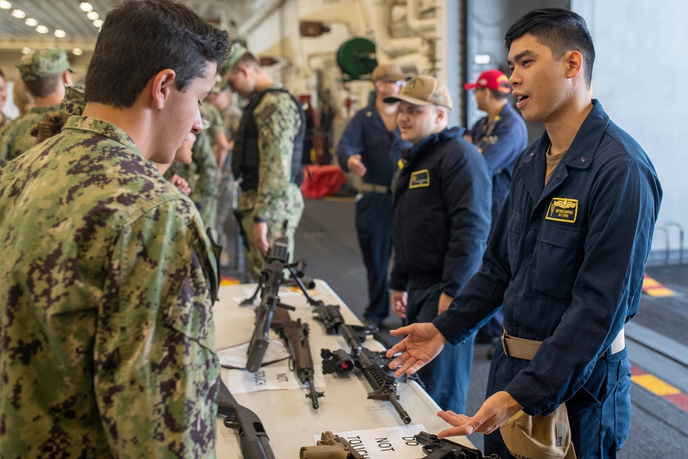 Tripoli Hosts Gun Static For Sailors