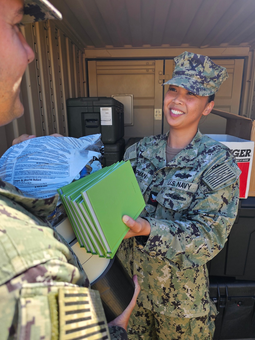 LS2 Chapman supplies the Humanitarian Assistance and Disaster Relief camp at RIMPAC 2024