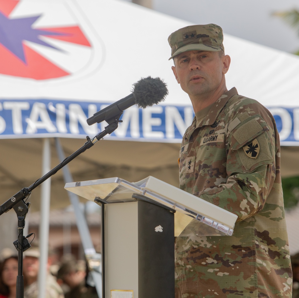 8th TSC holds change of command