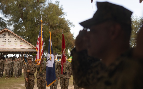 Chaplain Services for Task Group 75.5 Change of Command