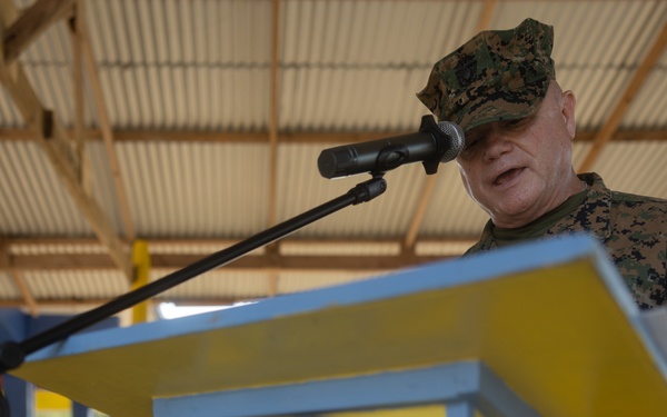 Chaplain Services for Task Group 75.5 Change of Command