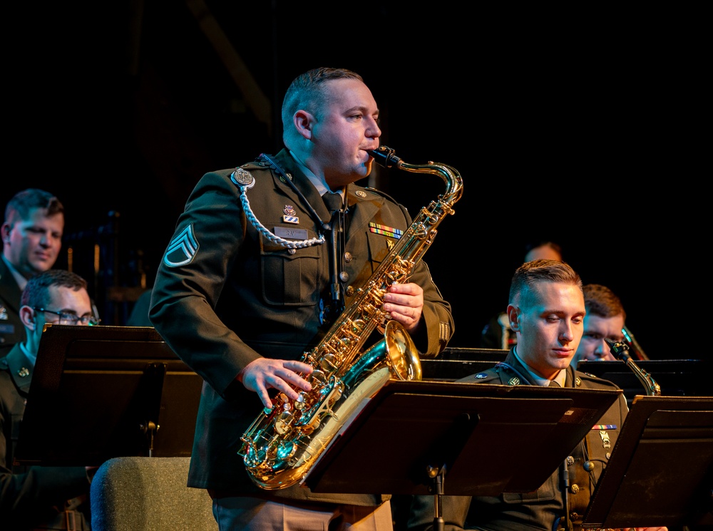 246th Army Band preforms at Abbeville Opera House