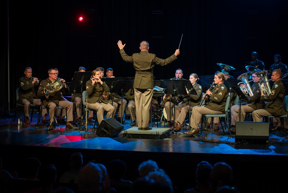 246th Army Band preforms at Abbeville Opera House