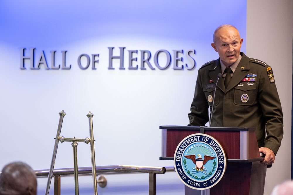 Secretary Austin hosts Hall of Heroes Induction Ceremony