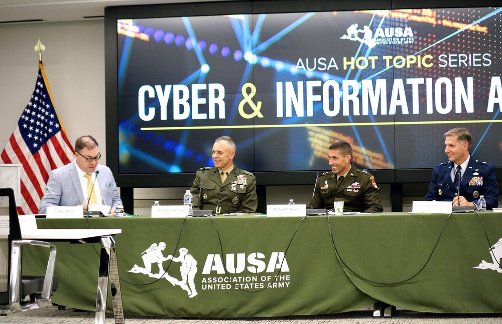 Army Cyber Command leaders, partners discuss leveraging information advantage