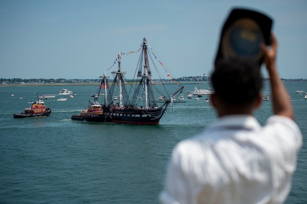 USS Constitution Goes Underway for Independence Day