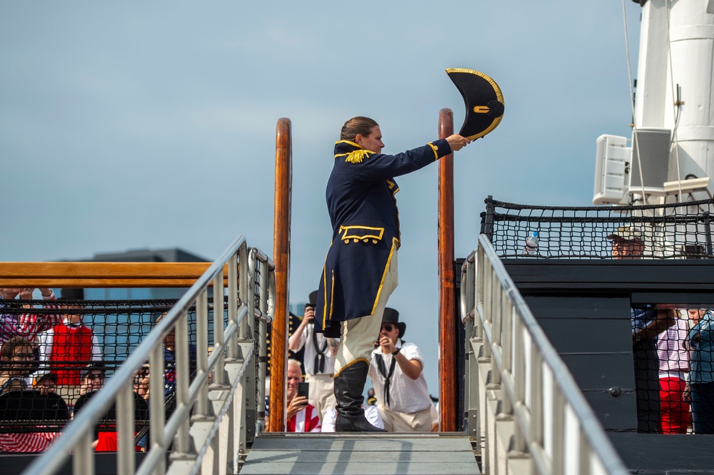 USS Constitution Goes Underway for Independence Day