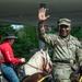 1st Inf. Div. Soldiers March in Junction City 4th of July Parade