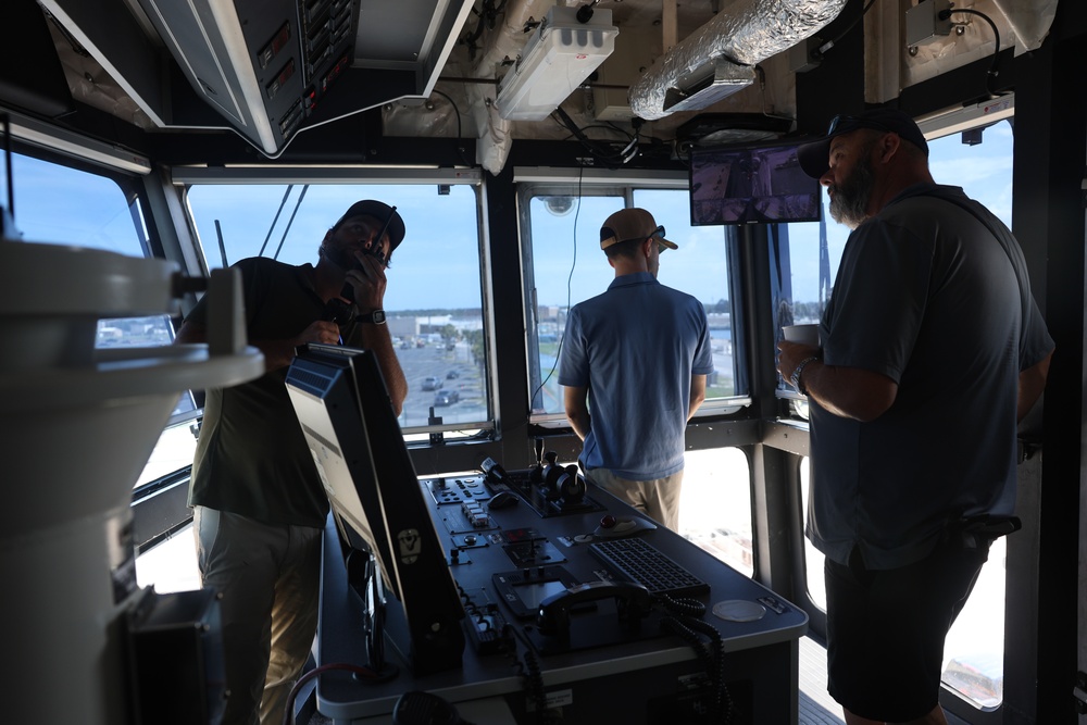 USNS Burlington Departs Naval Station Mayport