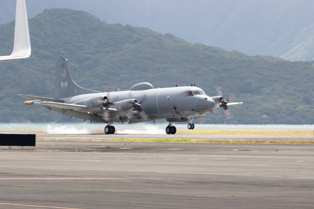 Royal Canadian Air Force CP-140 Aurora arrives for RIMPAC 2024