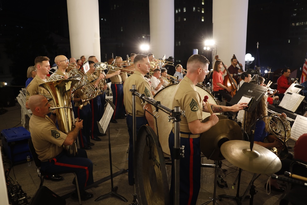 MCB Quantico Band Performs at the Virginia 250th 4th of July Celebration