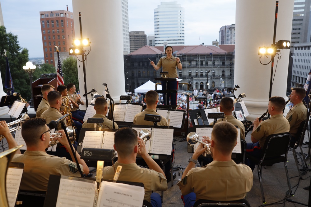 MCB Quantico Band Performs at the Virginia 250th 4th of July Celebration