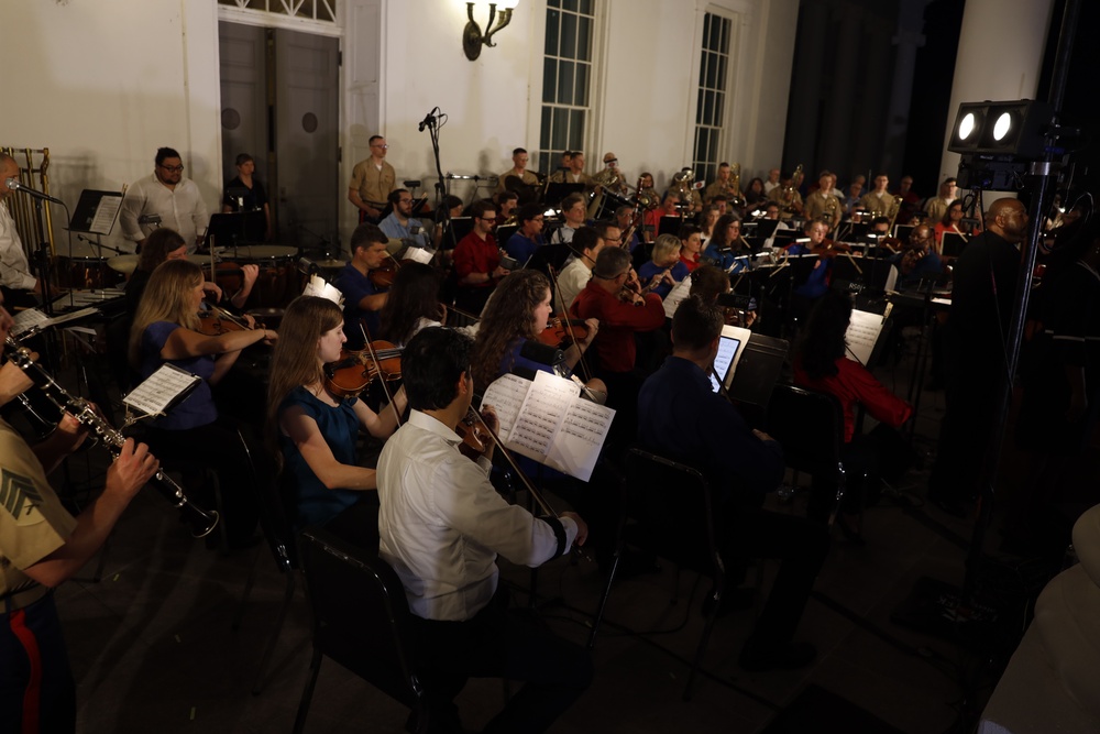 MCB Quantico Band Performs at the Virginia 250th 4th of July Celebration