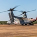MRF-D 24.3: MV-22B Ospreys fly during Exercise Diamond Storm 24