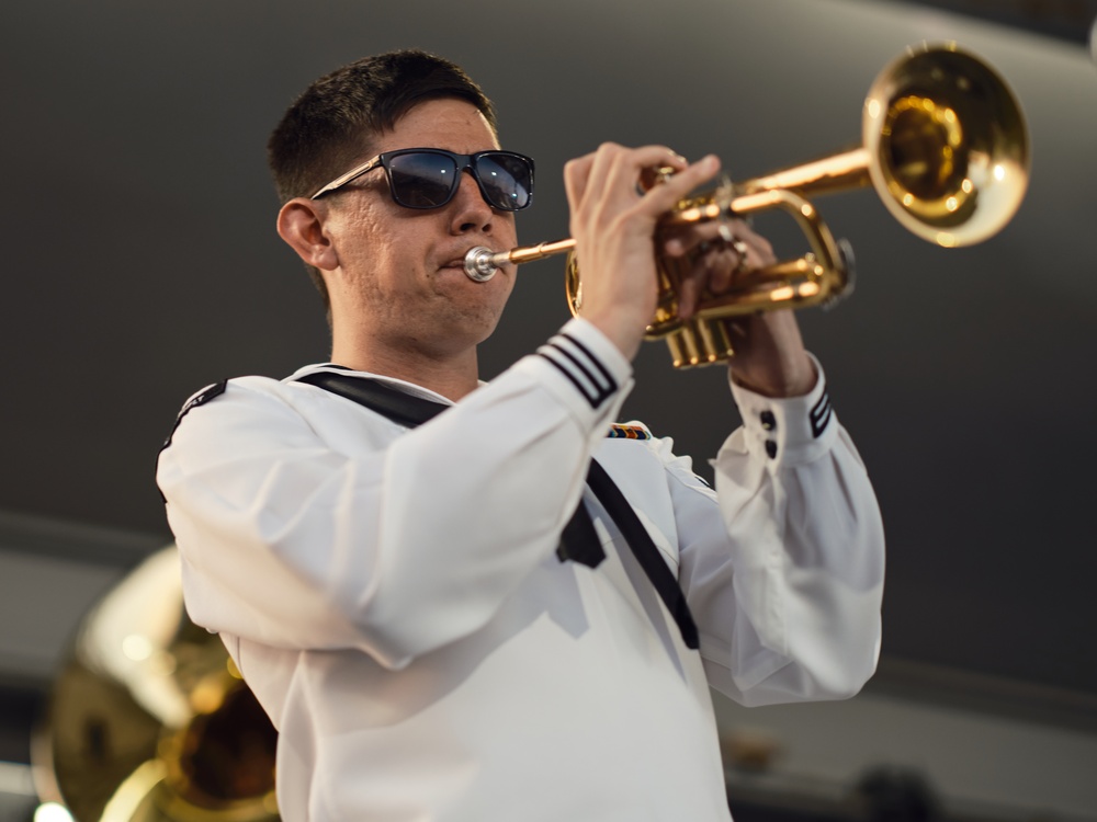 7th Fleet Band Performs at CFAY 4th of July Celebration