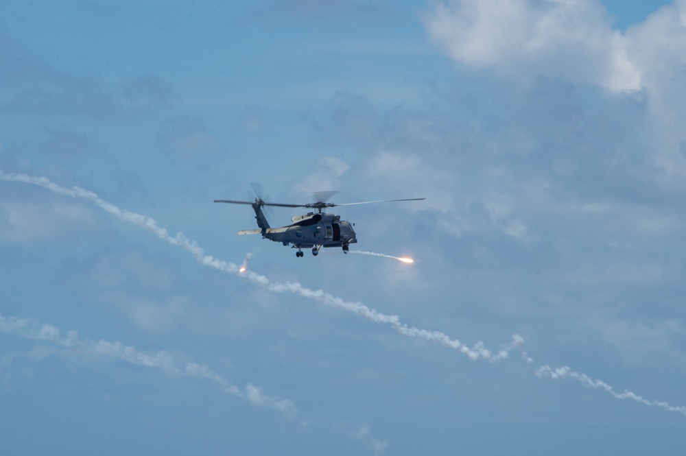 USS Ronald Reagan (CVN 76) conducts air combat-skills practice