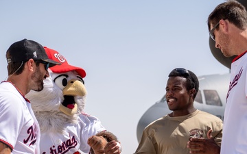 The Washington Nationals visit the 379th AEW