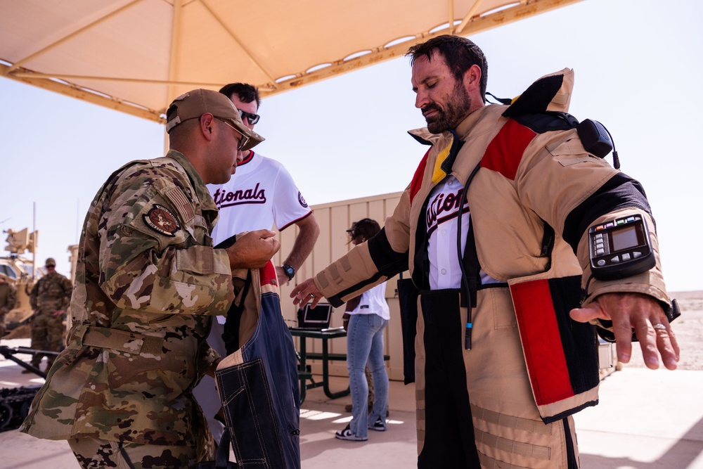 The Washington Nationals visit the 379th AEW