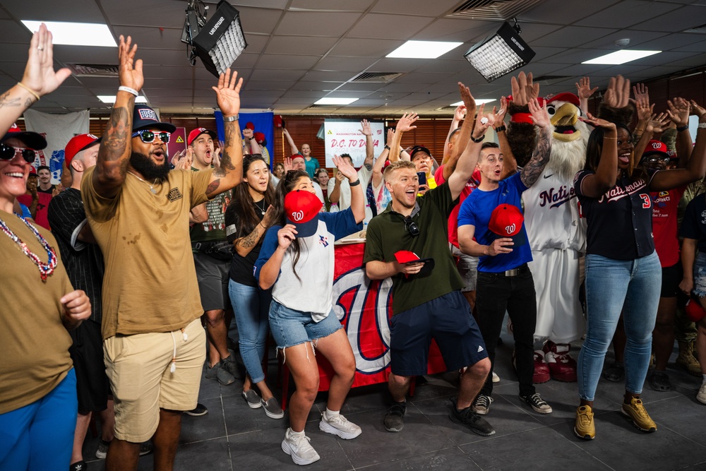 The Washington Nationals visit the 379th AEW