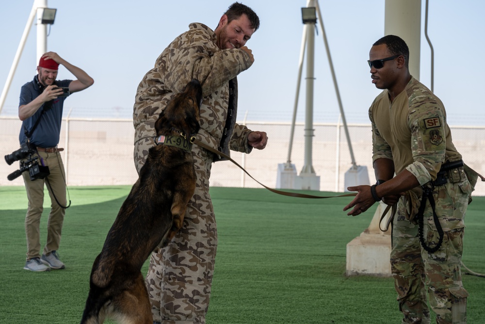 The Washington Nationals visit the 379th AEW