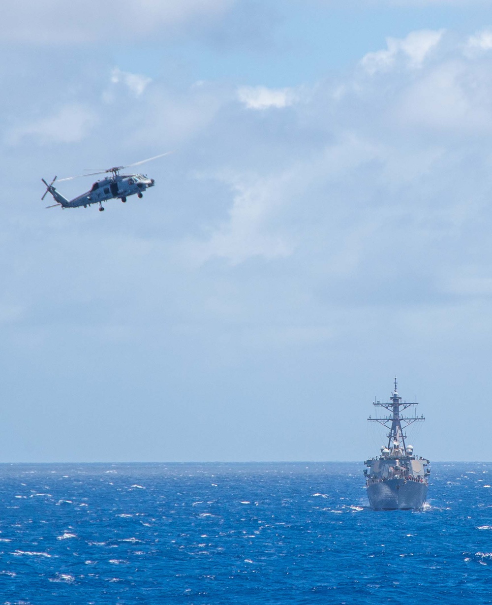 USS Ronald Reagan (CVN 76) conducts air combat-skills practice