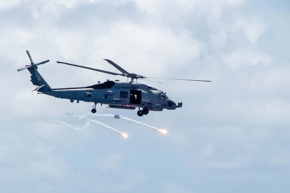 USS Ronald Reagan (CVN 76) conducts air combat-skills practice