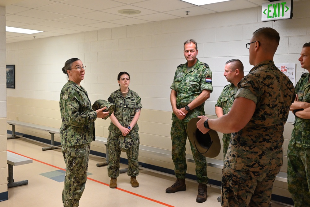 NMRTU Welcomes Netherland Marines