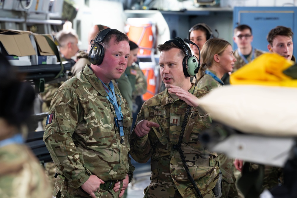 911th AES joins with RAF 612 Sqn for Exercise Reserve Steel IV