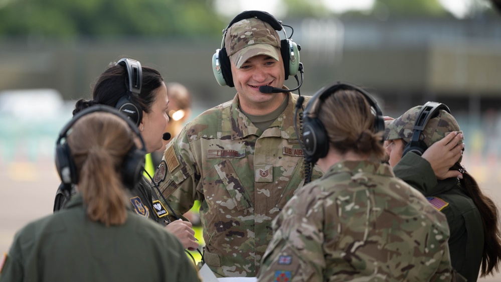 911th AES joins with RAF 612 Sqn for Exercise Reserve Steel IV