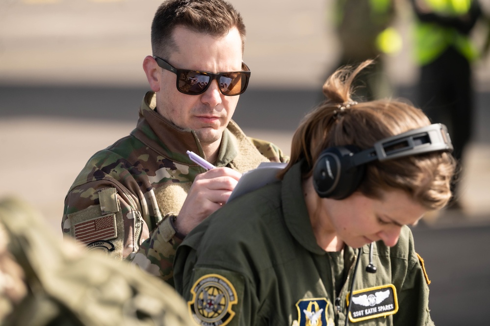 911th AES joins with RAF 612 Sqn for Exercise Reserve Steel IV