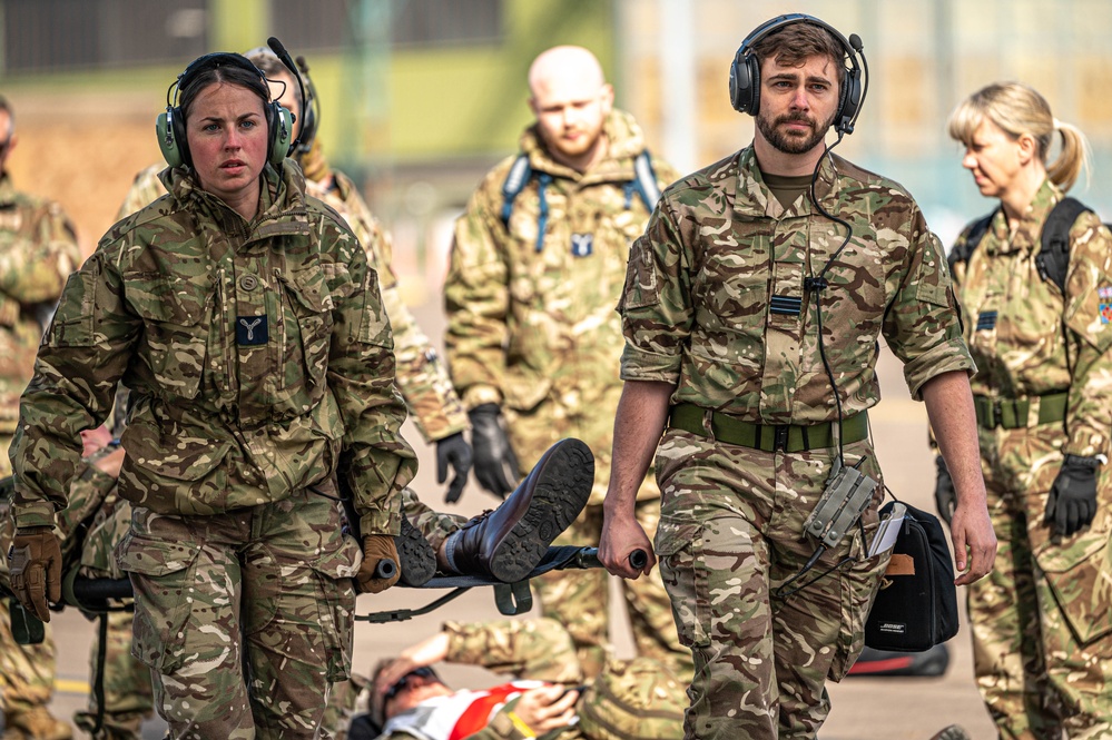 911th AES joins with RAF 612 Sqn for Exercise Reserve Steel IV