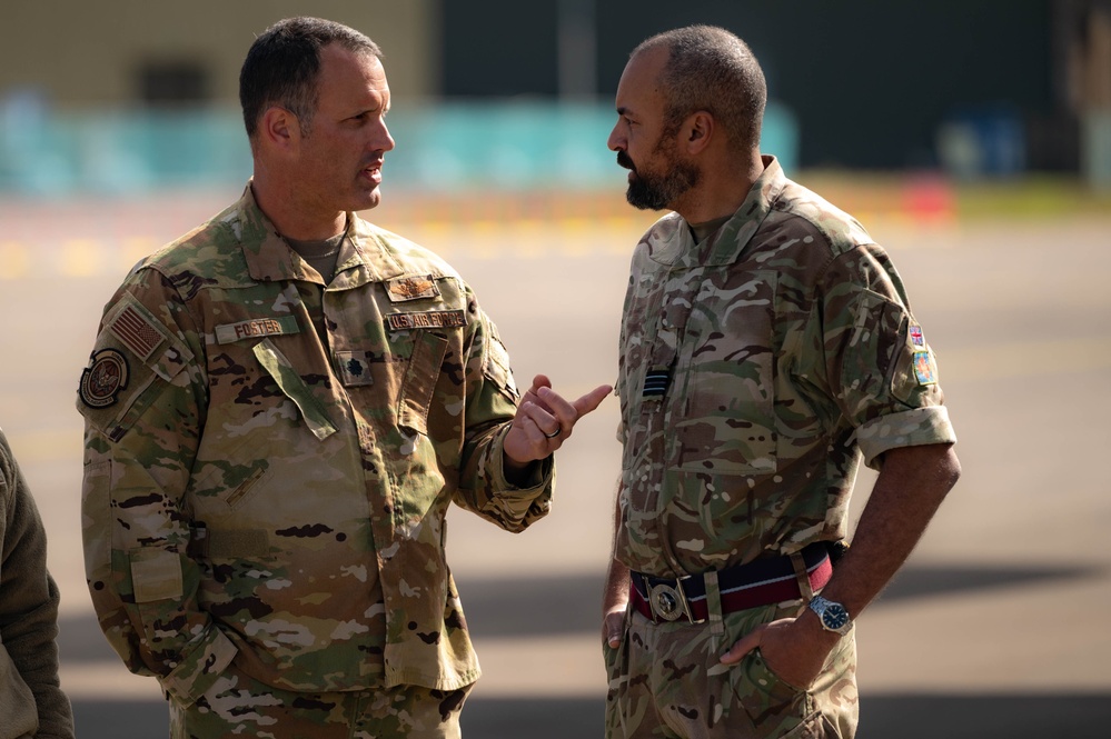 911th AES joins with RAF 612 Sqn for Exercise Reserve Steel IV