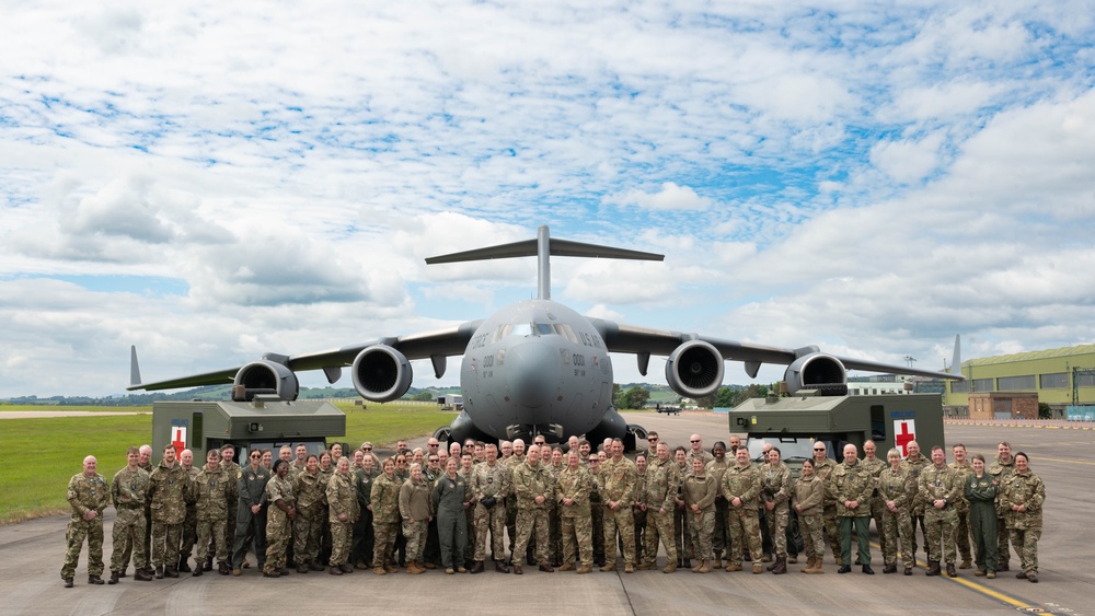 911th AES joins with RAF 612 Sqn for Exercise Reserve Steel IV