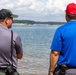 Col. Chapman and Chief Ranger Grimes Survey Lake Lanier