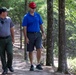 Col. Chapman Walks with Chief Ranger Grimes at Lake Lanier