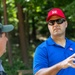 Col. Chapman and Chief Ranger Grimes at Lake Lanier