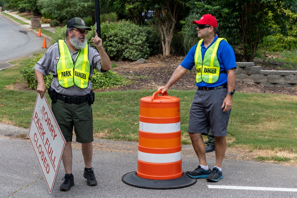 Col. Chapman Assists with Park Capacity Management