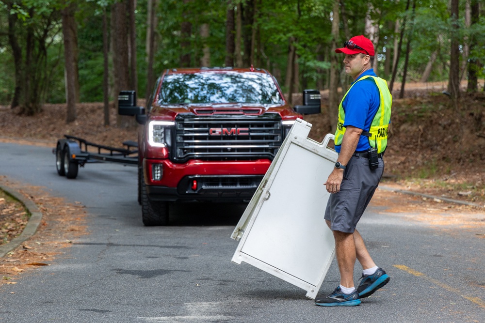 Col. Chapman Assists with Park Logistics at Lake Lanier