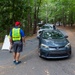 Col. Chapman Directs Park Traffic at Lake Lanier