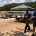 Col. Chapman and Chief Ranger Grimes Conduct Beach Patrol at Lake Lanier