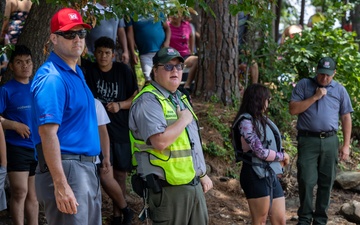 Col. Chapman Monitors Lake Lanier Activities with Park Rangers