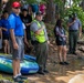 Col. Chapman Monitors Lake Lanier Activities with Park Rangers